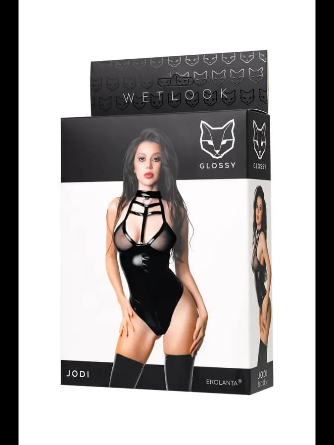 Боди Glossy Jodi из материала Wetlook — фото 4