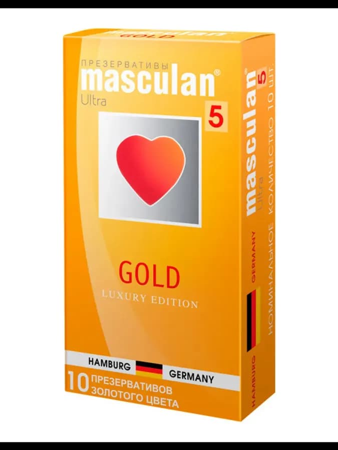 Презервативы Masculan Ultra Gold №10 — фото 1