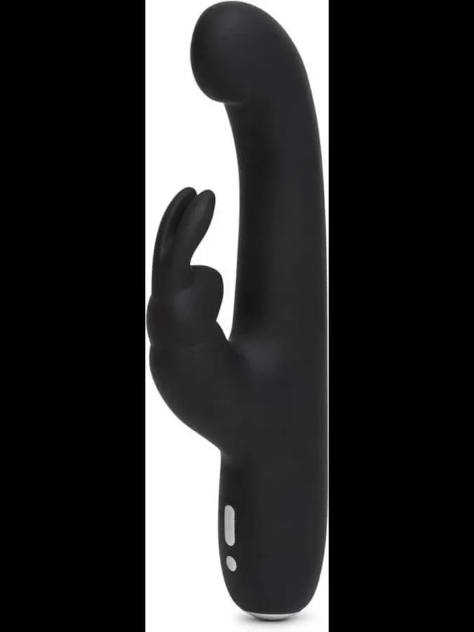 Вибратор Happy Rabbit Slimline G-Spot перезаряжаемый, черный