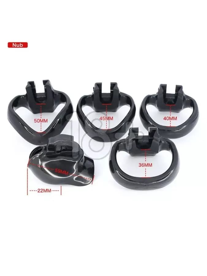 Мужской пояс верности Holytrainer HT-V4 NUB (черный) — фото 2