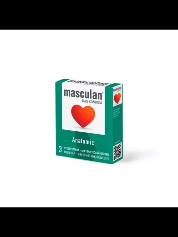 Презерватив Masculan Anatomic № 3 (Анатомической формы)
