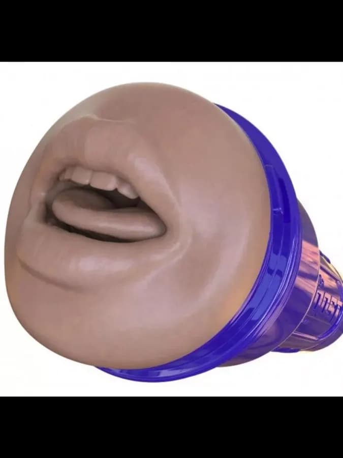 Мастурбатор реалистичный Fleshlight Boost Blow бежевый (рот) — фото 4