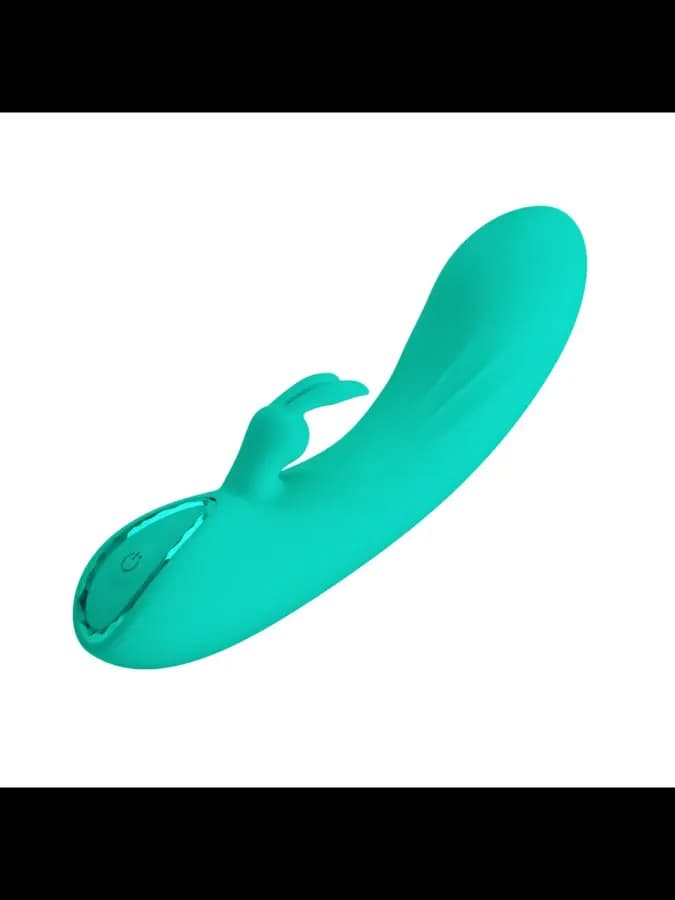 Массажёр-кролик с мощной вибрацией DJ STICK, бирюзовый — фото 4