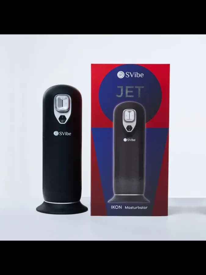 Мастурбатор SVibe Ikon JET 3-в-1: вибрация, подогрев, имитация фрикций — фото 3