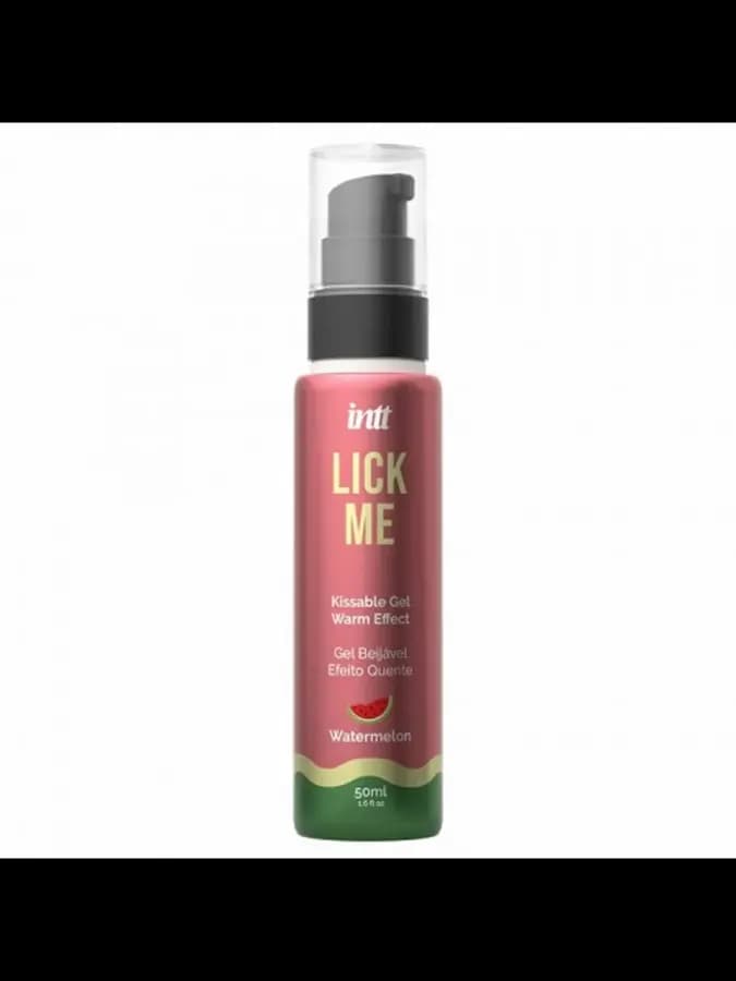 Гель со вкусом арбуза LICK ME с согревающим эффектом от INTT 2 мл (саше) — фото 1