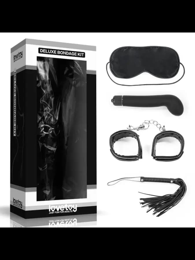 Набор для сексуальных бдсм игр Deluxe Bondage Kit