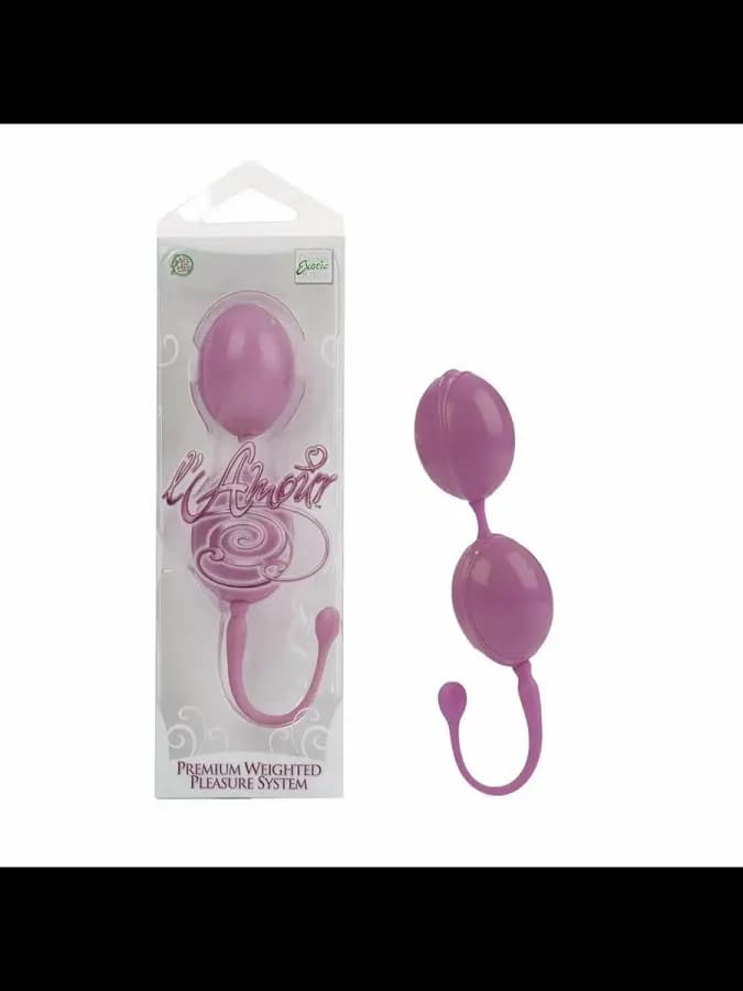California Exotic Novelties Вагинальные шарики, цвет: розовы