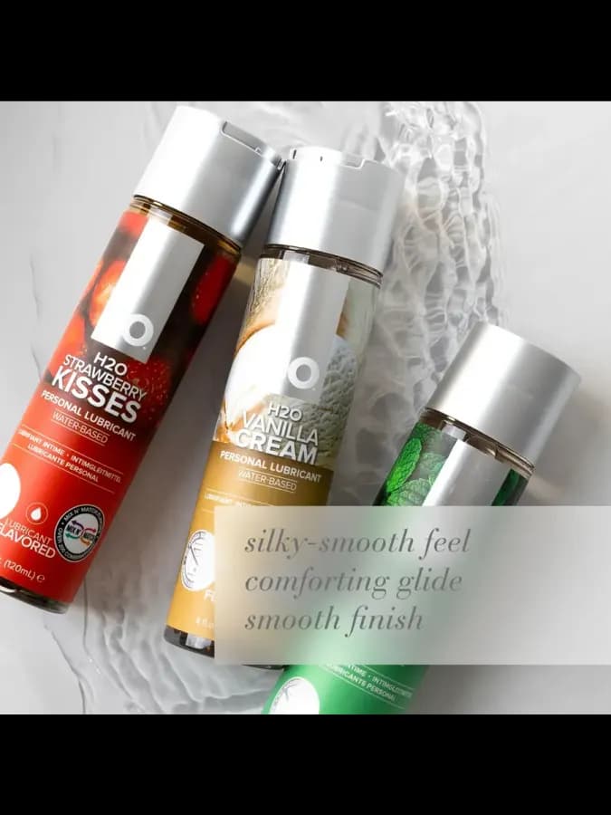 Вкусовой лубрикант "Ваниль" JO Flavored Vanilla H2O, 30 мл — фото 2