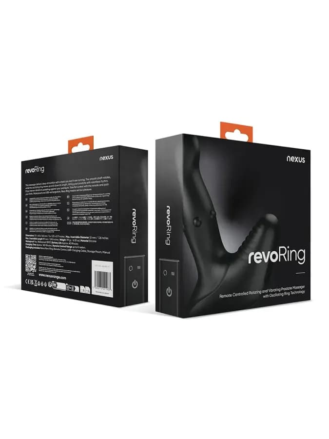 Массажер простаты Revo Ring с вращающейся головкой — фото 2