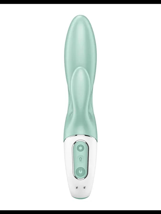 Вибратор-кролик Satisfyer Air Pump Bunny 5+, мятный — фото 4