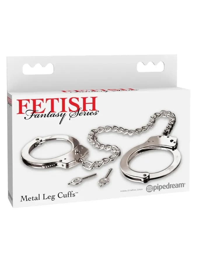 Фиксация для ног с длинной цепочкой Metal Leg Cuffs