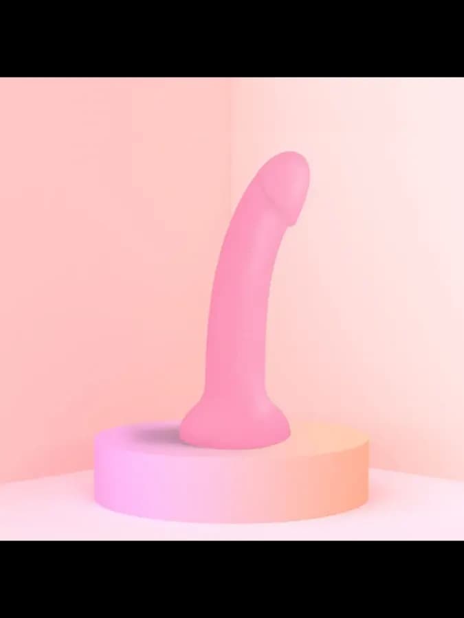 Фаллоимитатор из жидкого силикона Dildolls Glitzy - 17,6 см