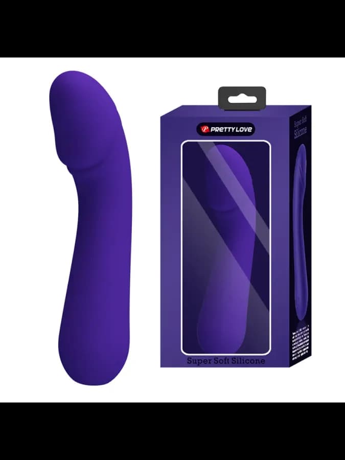 Вибратор Cetus Super Soft (15 см) фиолетовый — фото 1