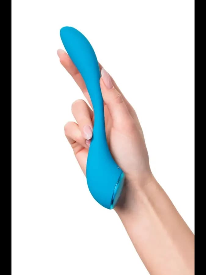 Стимулятор G-Spot Flex 5 Connect App, голубой, 19,6 см — фото 4
