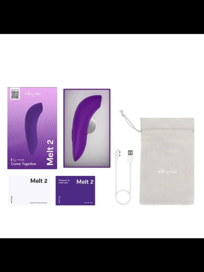 Бесконтактный клиторальный стимулятор We-Vibe Melt 2 фиолетовый — фото 3