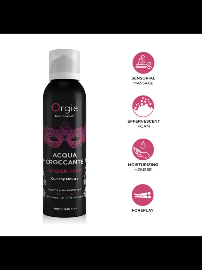 Хрустящая пенка для массажа Acqua Croccante Passion Fruit