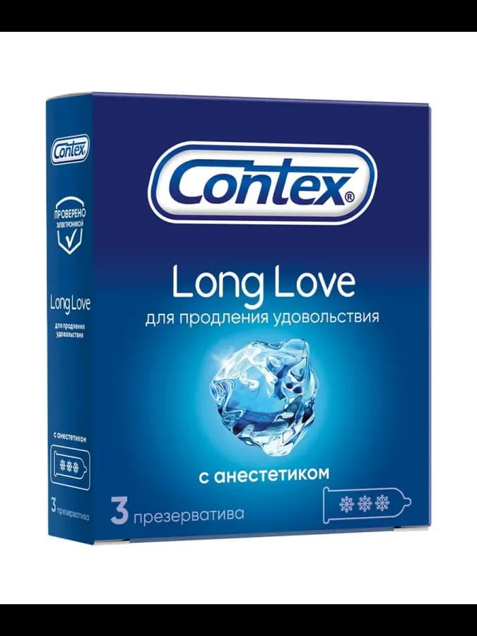Презерватив contex long love продлев n3 3 шт — фото 2