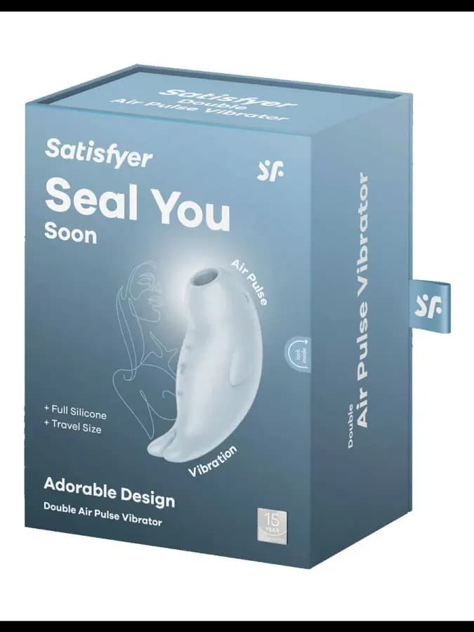 Клиторальный стимулятор Satisfyer Seal you soon (воздушная стимуляция + вибрация) — фото 4