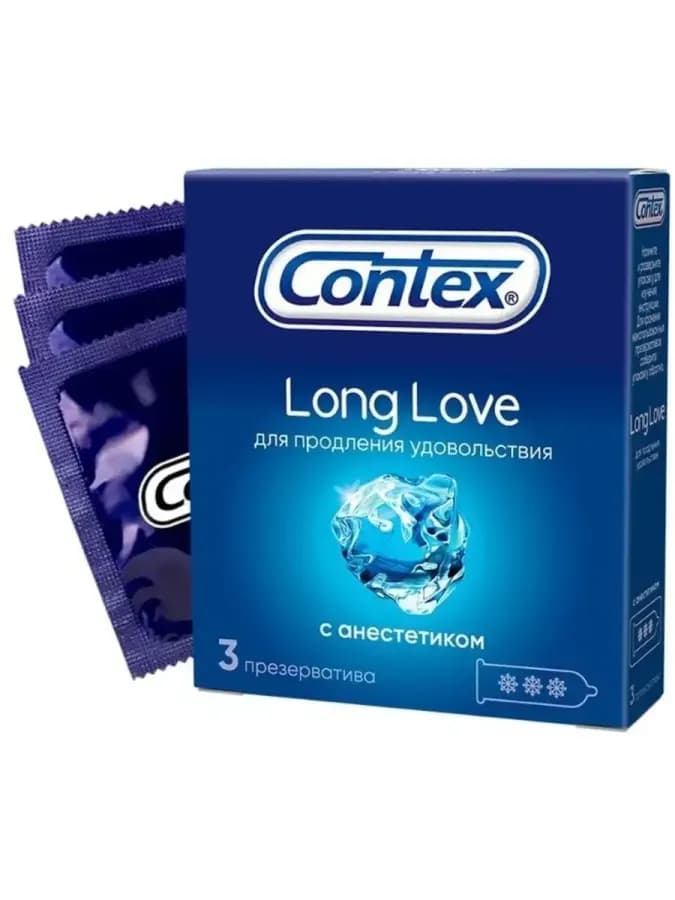 Презервативы Contex Long Love продлевающие 3 шт