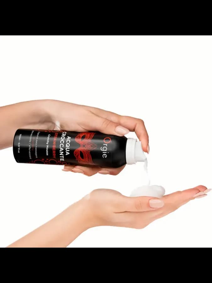Хрустящая пенка для массажа Acqua Croccante Strawberry 150мл — фото 2