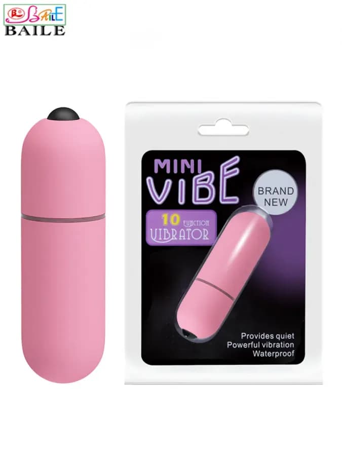 Baile Розовая компактная вибропуля Mini Vibe (6.2 см х 1.8 — фото 1