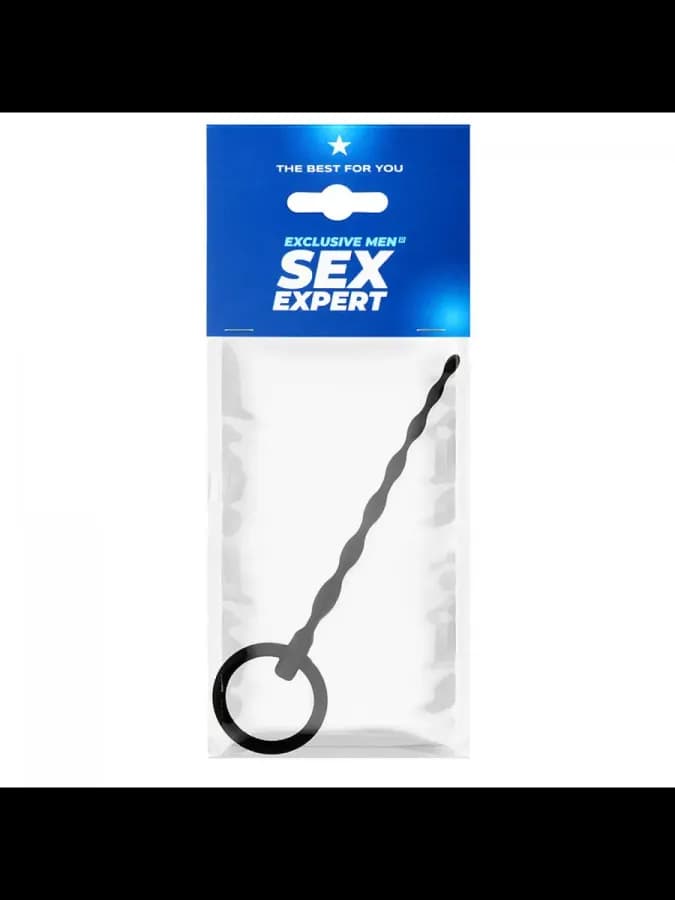 Гибкий уретральный стимулятор с кольцом Sex Expert — фото 2