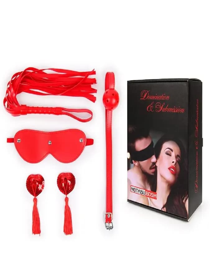 Набор BDSM красный — фото 1