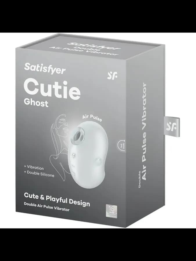 Стимулятор клитора Satisfyer Cutie Ghost белый — фото 4