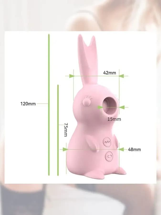 Вакуумно-волновой стимулятор клитора «Marshmallow Rabbit» — фото 2