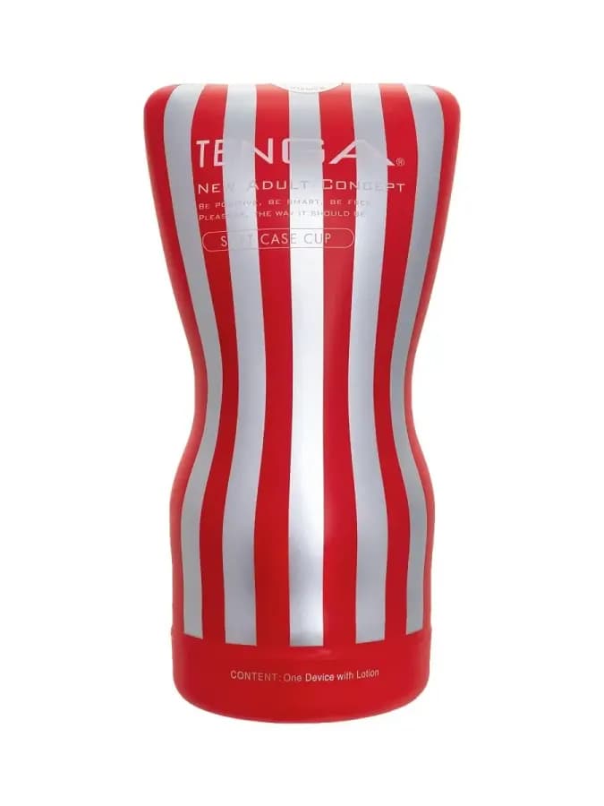 Мастурбатор Soft Case Cup красный 15.5 см — фото 3