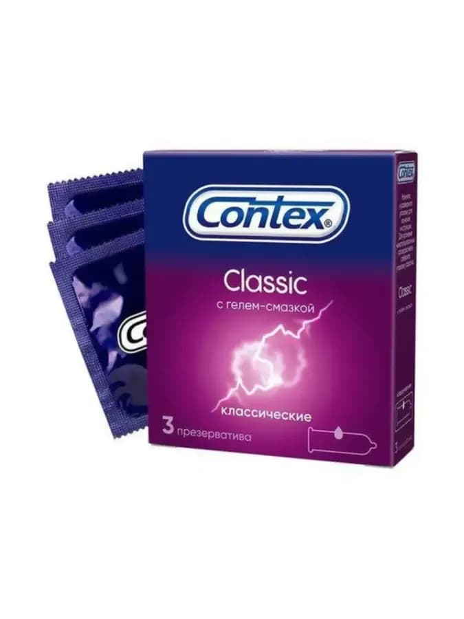 Презервативы Contex Classic, классические, 2 упак по 3 шт