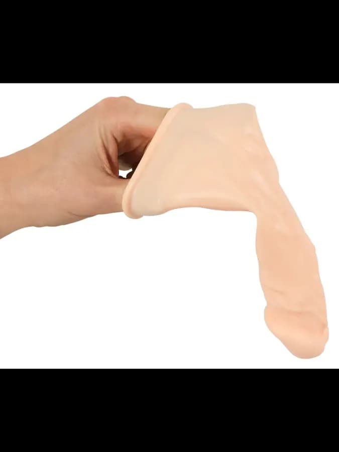 Насадка удлинитель из силикона Penis extender with bulging — фото 6
