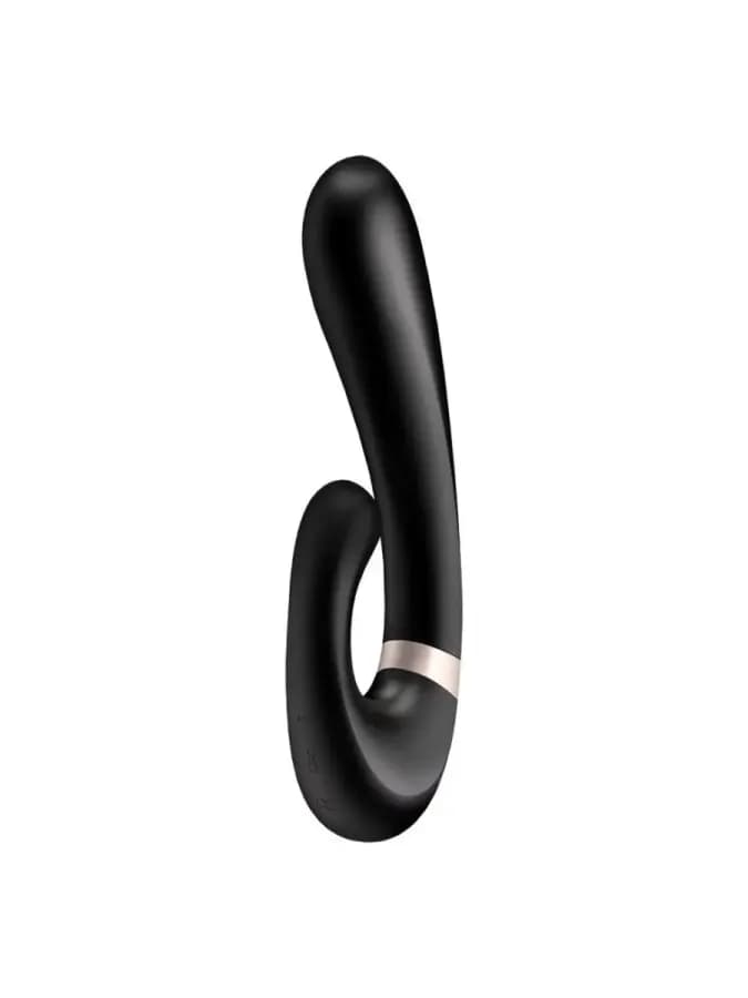 Смарт вибратор кролик с подогревом Satisfyer Heat Wave Connect App черный — фото 3