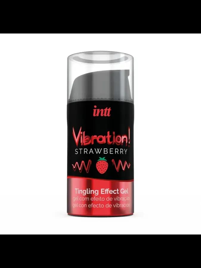 Увлажняющий гель с эффектом вибрации Vibration! Strawberry — фото 2