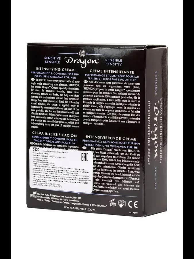 Интимный мужской крем Dragon Sensitive — фото 4