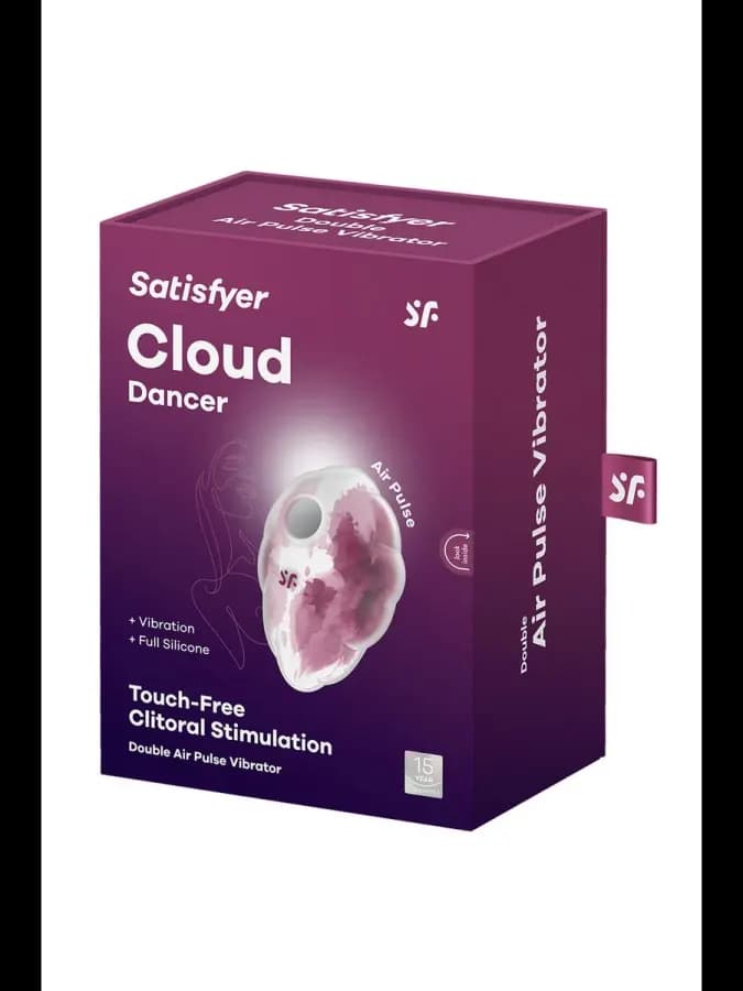Вакуумно-волновой стимулятор клитора Satisfyer Cloud Dancer — фото 1