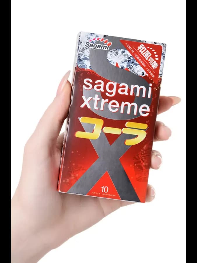Презервативы SAGAMI Xtreme Cola 10 шт. (латексные со вкусом колы) — фото 5