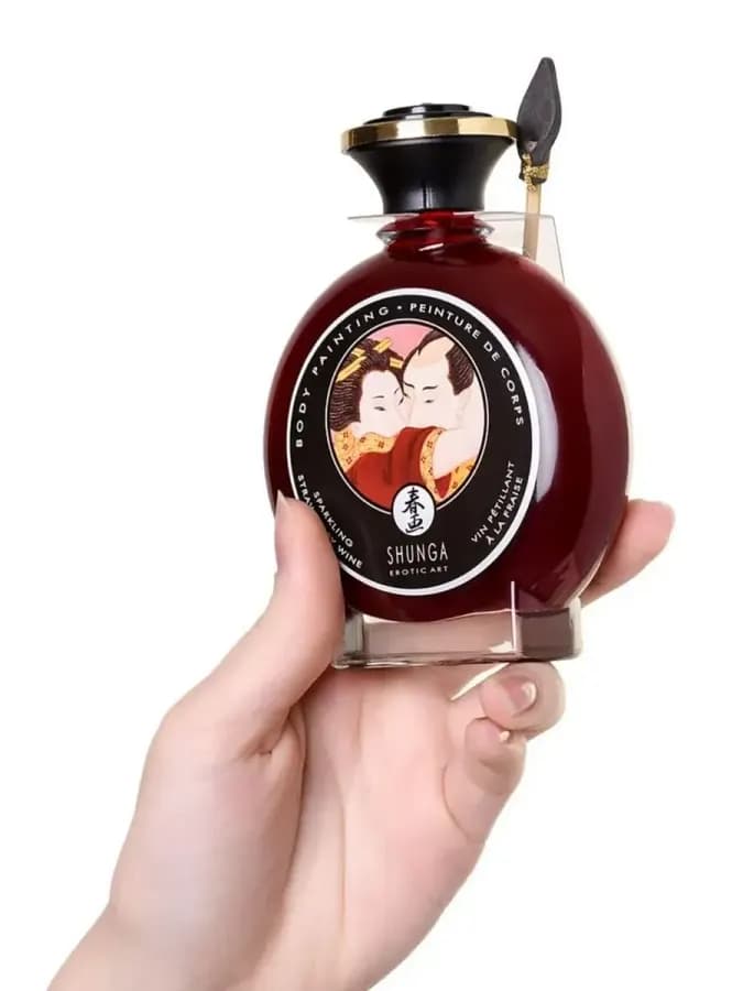 Краска для секса шампанское и клубника Shunga шунга — фото 4