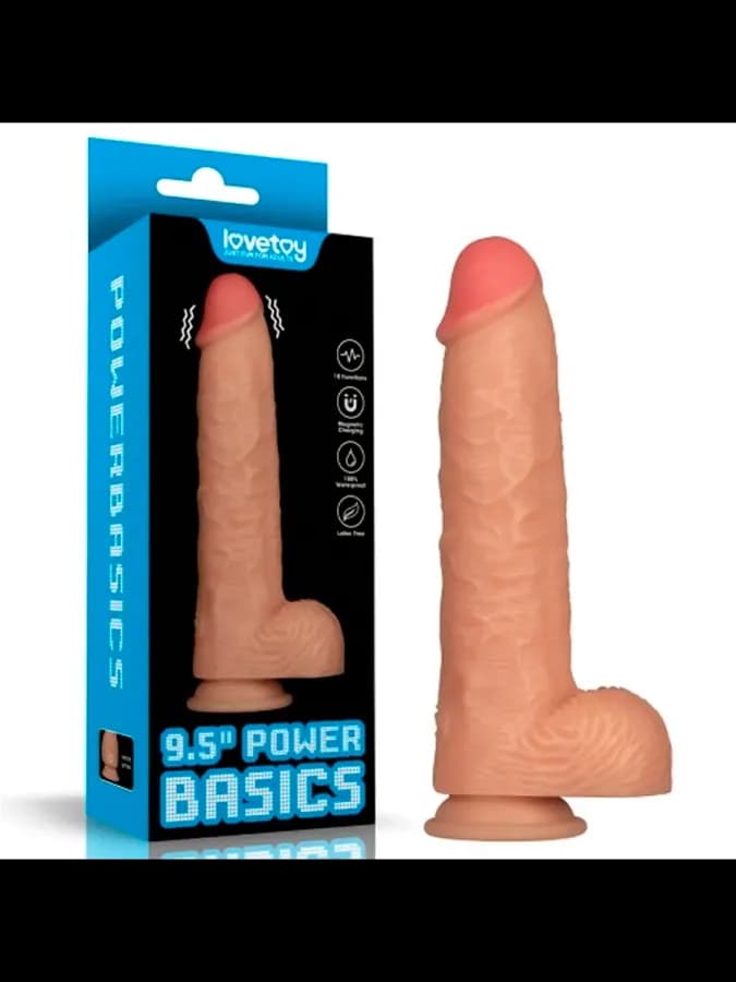 Вибратор реалистик Lovetoy Power Basics (17*5 см) — фото 3
