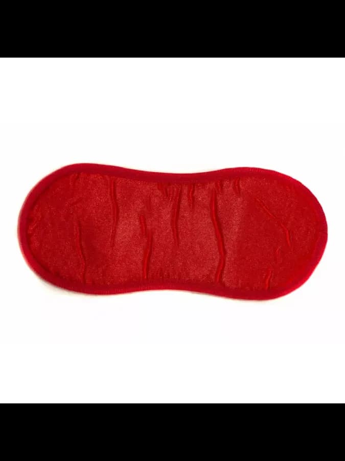 Красная сатиновая маска на глаза Love Mask — фото 2