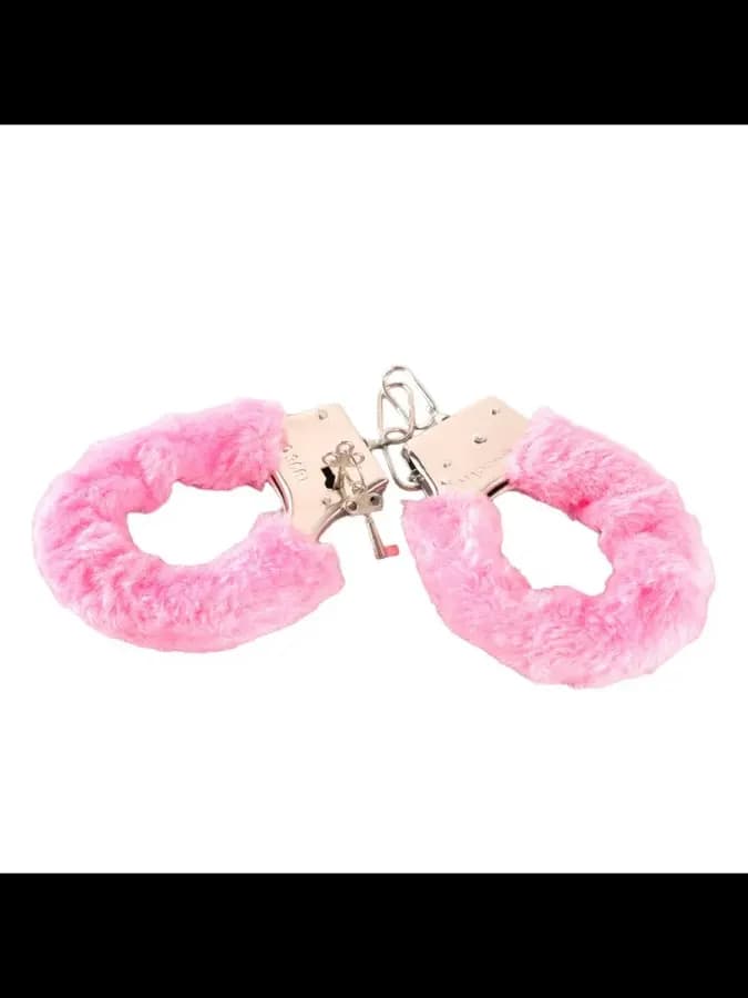 Меховые наручники, розовые, MMG Sex Toys Manette Lana — фото 1