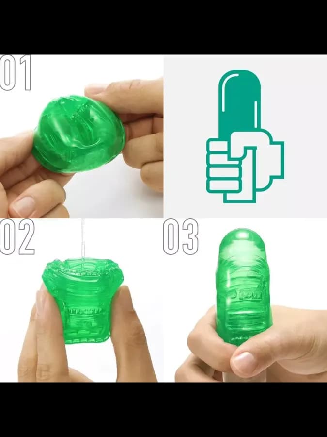 Мастурбатор Tenga Uni Emerald — фото 4