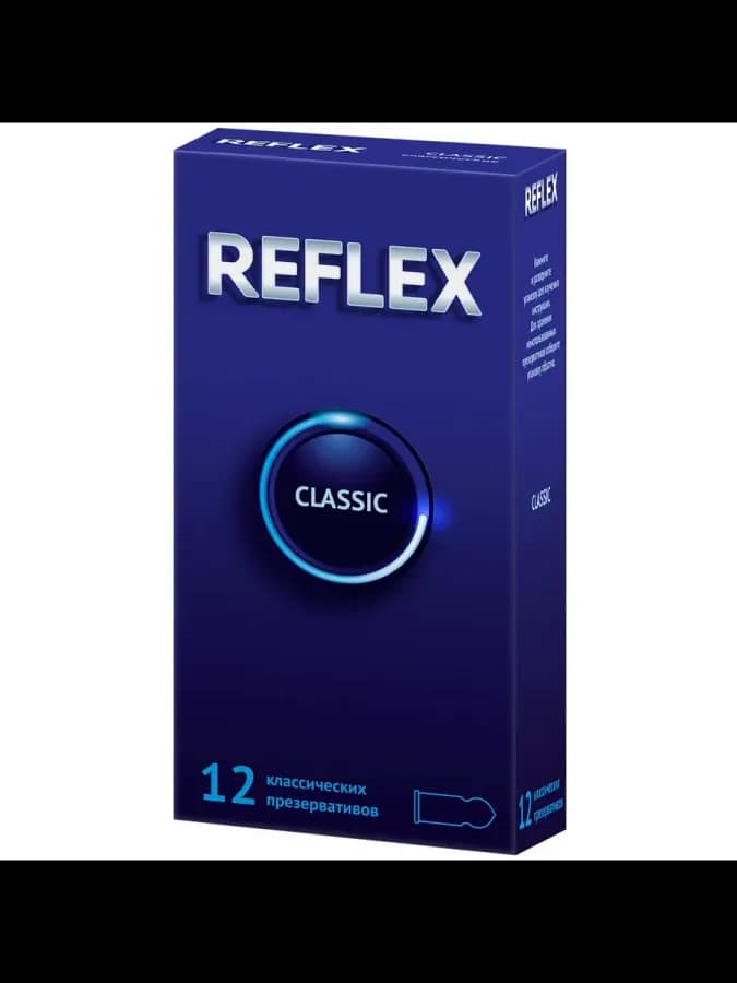 Презервативы из натурального латекса Reflex Classic в смазке №12 — фото 3