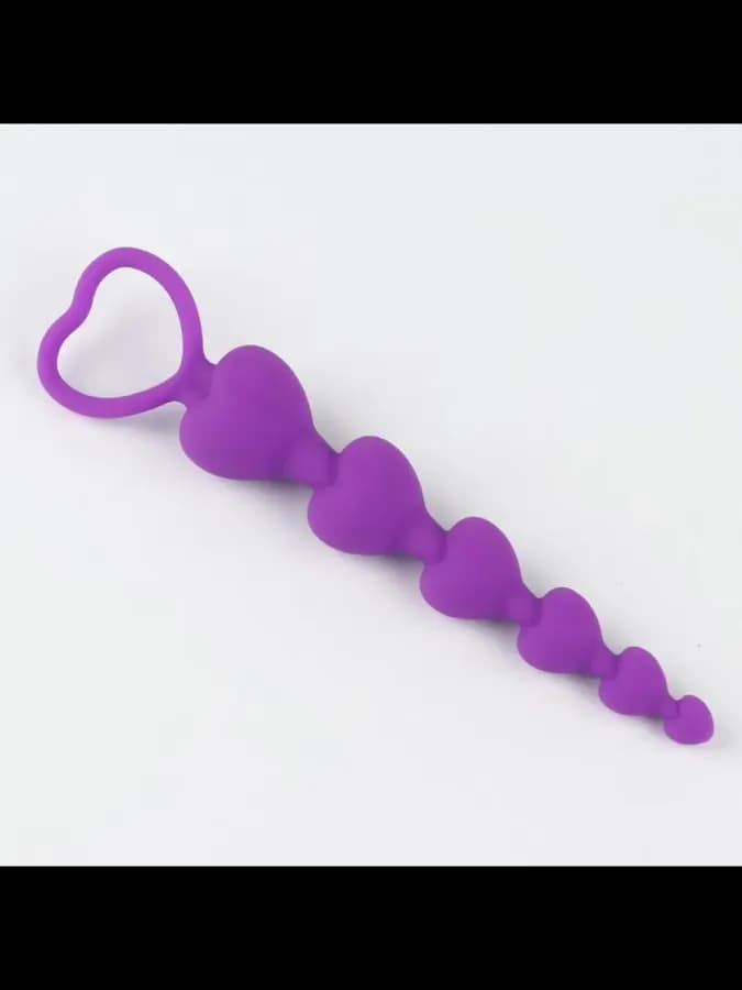 Анальные шарики, силикон Soft-touch, d=11-32 мм, h=140 мм