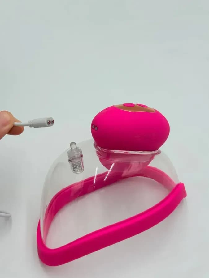 Вакуумный стимулятор для женщин USB силиконовый — фото 2