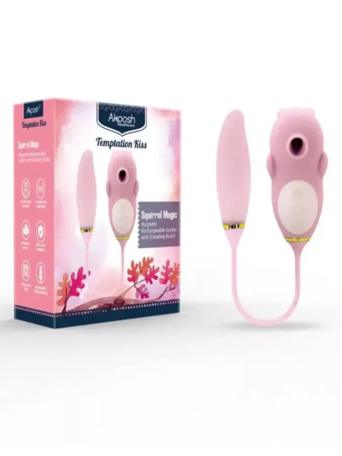 Вакуумно-волновой стимулятор клитора «Squirrel Magic»