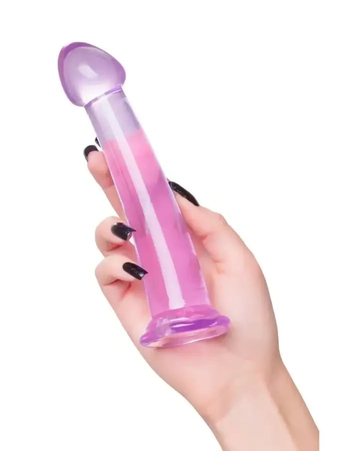 Нереалистичный фаллоимитатор Jelly Dildo M — фото 4