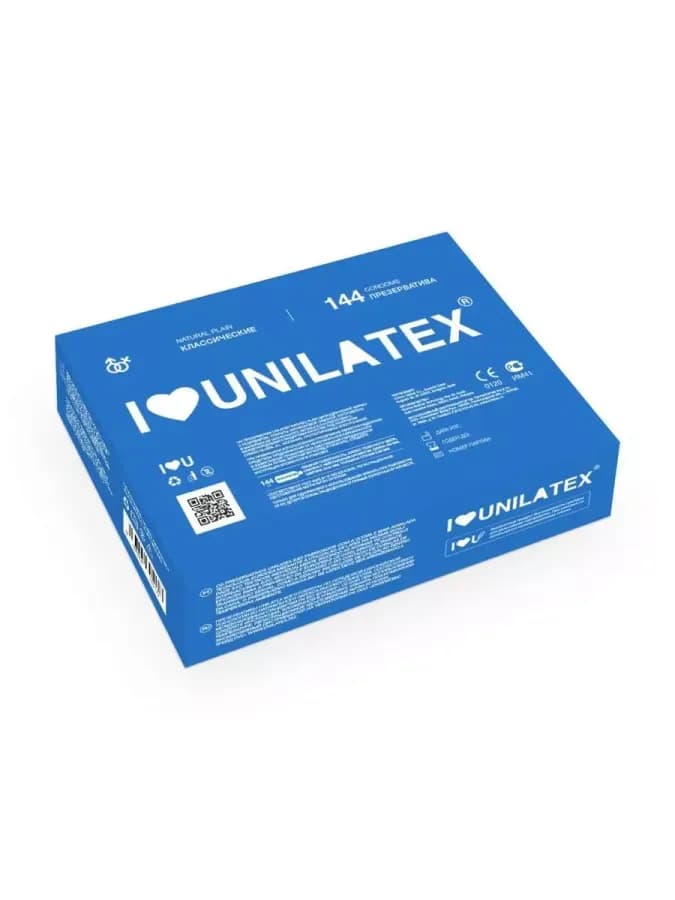 Классические презервативы Unilаtex Natural Plain - 144 шт