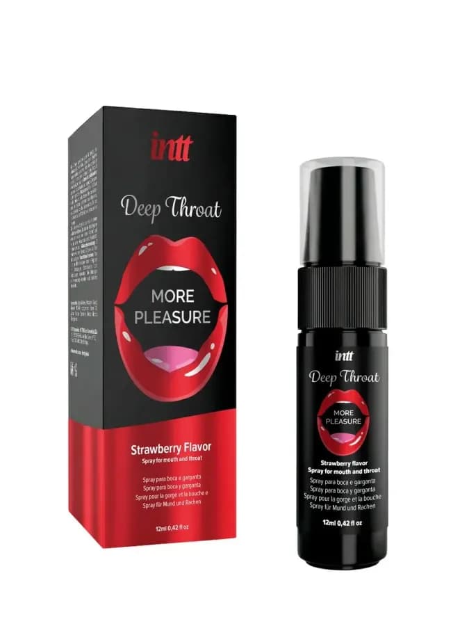 Спрей для минета Deep throat INTT со вкусом клубники 12 мл
