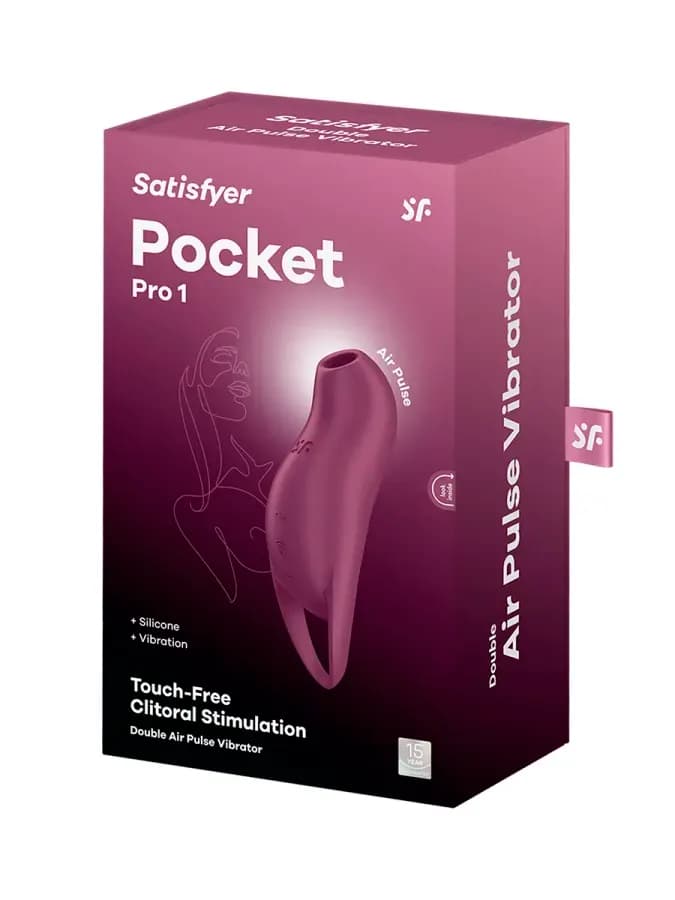Клиторальный вакуумный вибратор Сатисфаер Pocket Pro 1